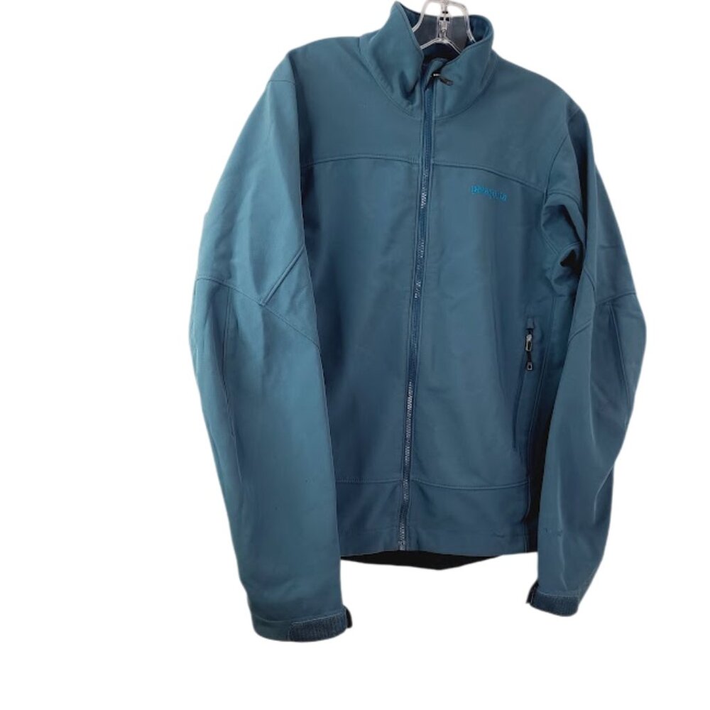 Patagonia Men's Teal Polartec Softshell Windrunner Jacket Size Small